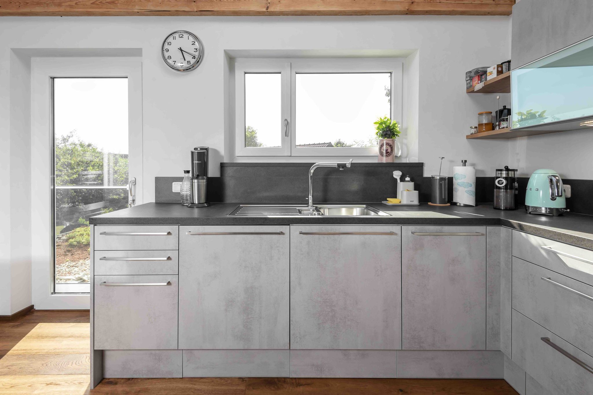 DAN Küche La Corte in Betonoptik im Küchenstudio Lechbruck im Allgäu