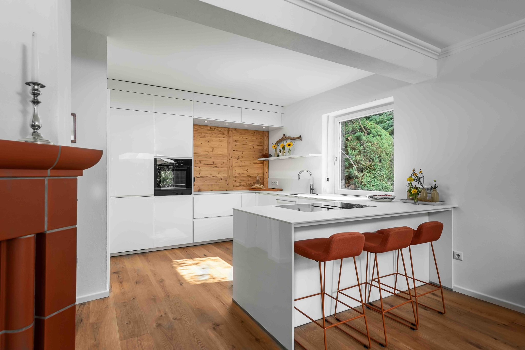 DAN Küche Sevilla in Fliederweiß im Küchenstudio Lechbruck im Allgäu