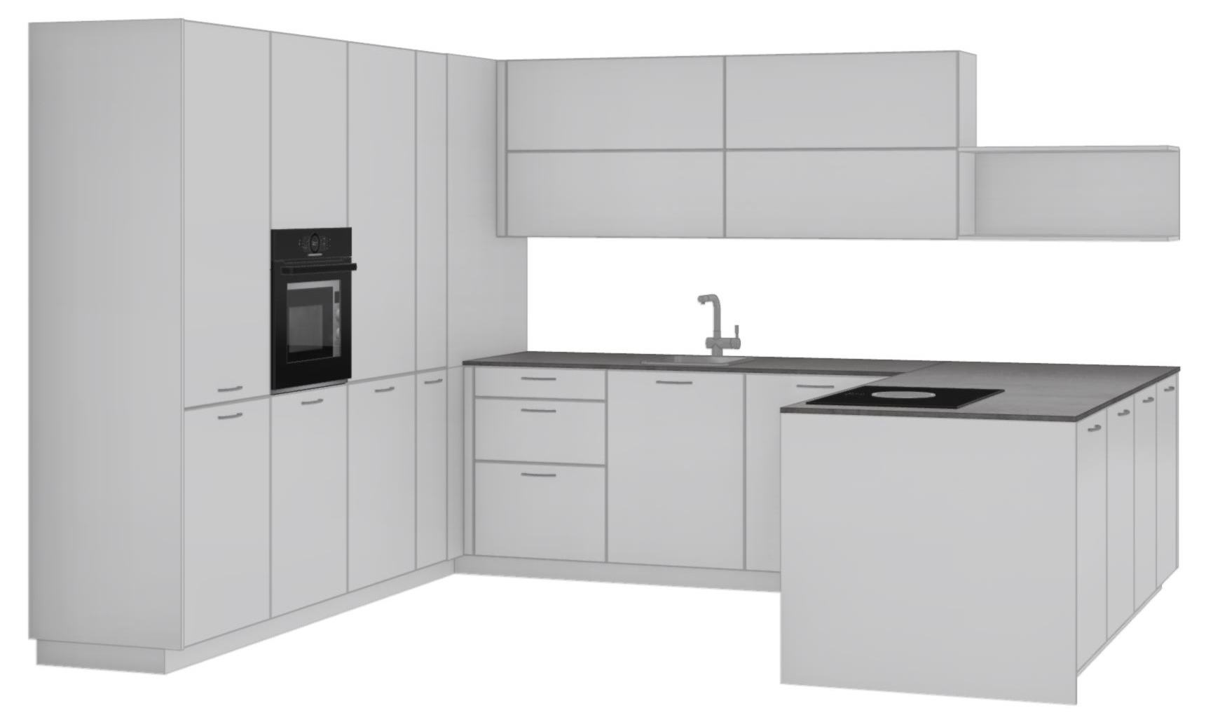 Küchenmodell - U Küchen von DAN Küchen im Küchenstudio Lechbruck